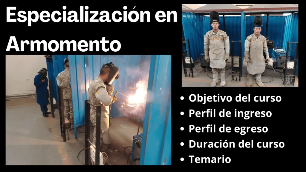 ESPECIALIZACIÓN EN ARMOMENTO