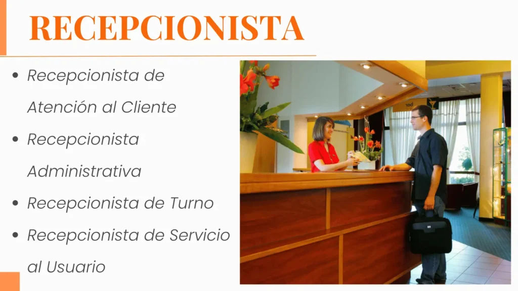 RECEPCIONISTA